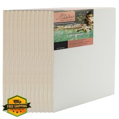 DaVinci Wood Panel 4×4″ 3/4″ Depth 12pc