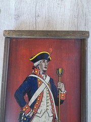 Vintage Yorkraft Revolutionary War Soldier Wall Plaques (5) Americana Colonial