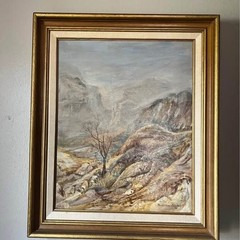 Framed Original Oil Painting by Harvey Holiday Kirkpatrick