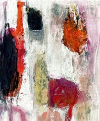 Hand Painted Abstract Colorful Acrylic 11×14 Canvas Painting, Holly Hammond