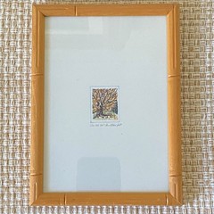 Original Watercolor Painting Autumn Tree Theme Framed Signed Fran Ritchie Yost
