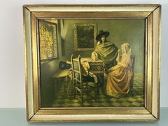 Picture Artwork 49cm Long / 41cm High. Frame 59.5cm Long / 52.3cm High / 5.6