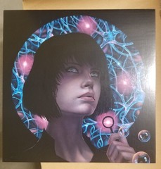CASEY WELDON „Did you remember…?“ original painting + Mark Ryden print card