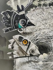 CUBAN ART ALAIN DONATE ACRYLIC CANVAS 30″X 40″SURREAL PAINTING CONTEMPORARY
