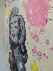 Original Acrylic Painting Inspired by Marilyn Monroe 90×100 cm Pop Art Canvas