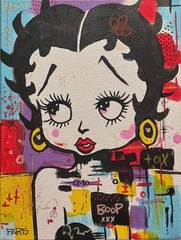 Faris Art-Boop-11×14 Neo Expressionism Original Artwork on Canvas