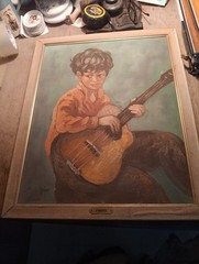 1960’s Oil Painting Signed FISHER As Is