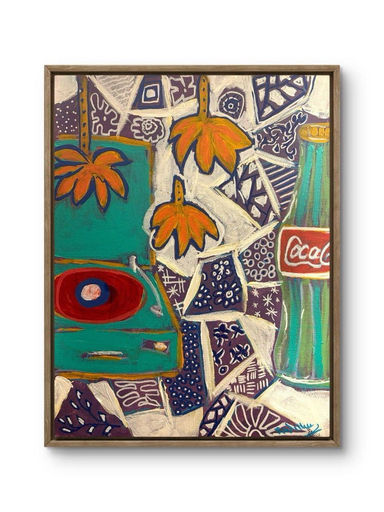 Vintage Coke 14×11 Original Modern Art Collectible Interior Design