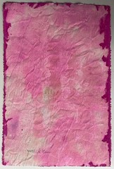 Yes Klein Style of Pink Monochrome Canvas Abstract Painting Art Original A100