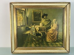 Picture Artwork 49cm Long / 41cm High. Frame 59.5cm Long / 52.3cm High / 5.6