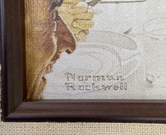 1996 Norman Rockwell “Freedom From Want” Limited Edition #A 0780 Certificate