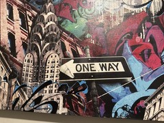 graffiti canvas art Lithograph By INS