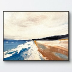Original Abstract Expressionism 11×14 Coastal Handmade Signed Unique Fine Art 97