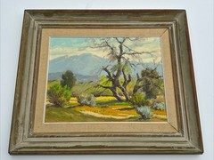 DARWIN DUNCAN PAINTING EARLY CALIFORNIA LANDSCAPE IMPRESSIONISM LISTED FAMOUS