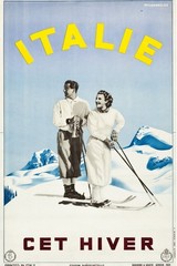 Wholesale Lot Of 10 1930s Skiing Travel Posters All Diffrent Art can Resell