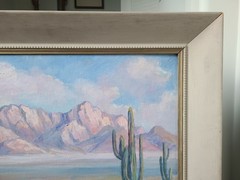 Pascal Hyde 1950’s Mojave Desert Oil Painting National Park Service Artist