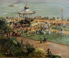 The Folkstone Bandstand England 1910 Queen Victoria, Adolph Brougier