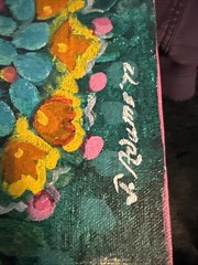 J. Adams 1972 Painting On Canvas Signed and Dated Original Framed