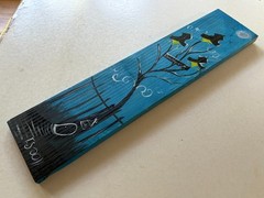 New Orleans Bourbon St 24″ Street Art Wood Board Painting Original By T.S. 2011