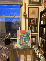 Original Murillo Painting | The Job Interview | Oil on Canvas | 16×20″ | Signed