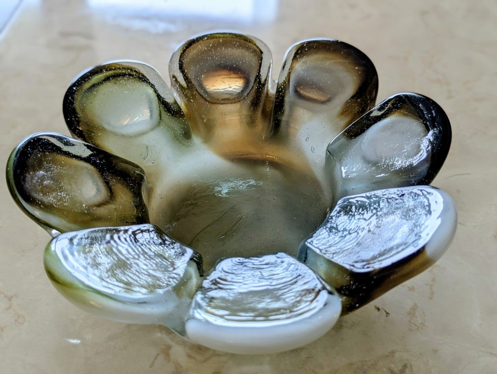 Art Glass Ashtray Bowl