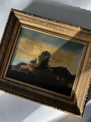 Signed John Joseph Enneking 1841-1916 Maine Hudson River Landscape Painting