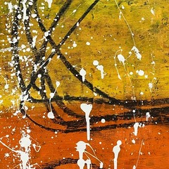 Original Mixed Media Abstract Modern Art Painting 24×36 „Pacifica“ Signed