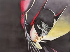 Batman Painting – Alex Ross painting -Pop Art – Comic Book art
