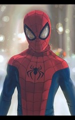 Spiderman large canvas (one of a kind artwork)