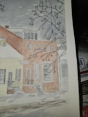 Watercolor Painting Duke Of Glouc St Williamsburg Helen Wilson 2006 Unframed