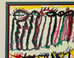Flo Bernstein Florence Listed Kansas City Artist Art Watercolor Painting Mcm Vtg