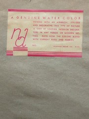1940’s Benjamin Jorj Harris – Pair of Airbrush Watercolors 20 Tall By 18 Wide