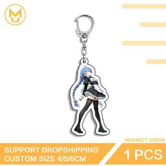 Roxy Maid Uniform Waifu Keychain Novelty Key Chains Unique Bag Ornament Giftidea