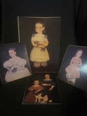 Norma Schneeman 1984-89 Painting Print Lithograph Portrait art Vintage Lot of 4