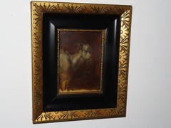 Painting animal portrait „goat“ goat! unsigned!