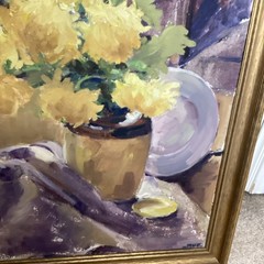Important 1934 Floral Still Life – Marjorie Patterson – Macy’s Fine Art Gallery