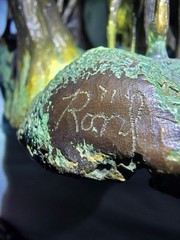 Animal Bronze 19th Century Deer Group By Ronl 1971