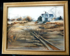 CAROLYN ANDERSON (LISTED AMERICAN) FINE LARGE ORIGINAL WATERCOLOR