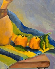 Original Oil Painting On Canvas „Still life“,50x70cm,Signed