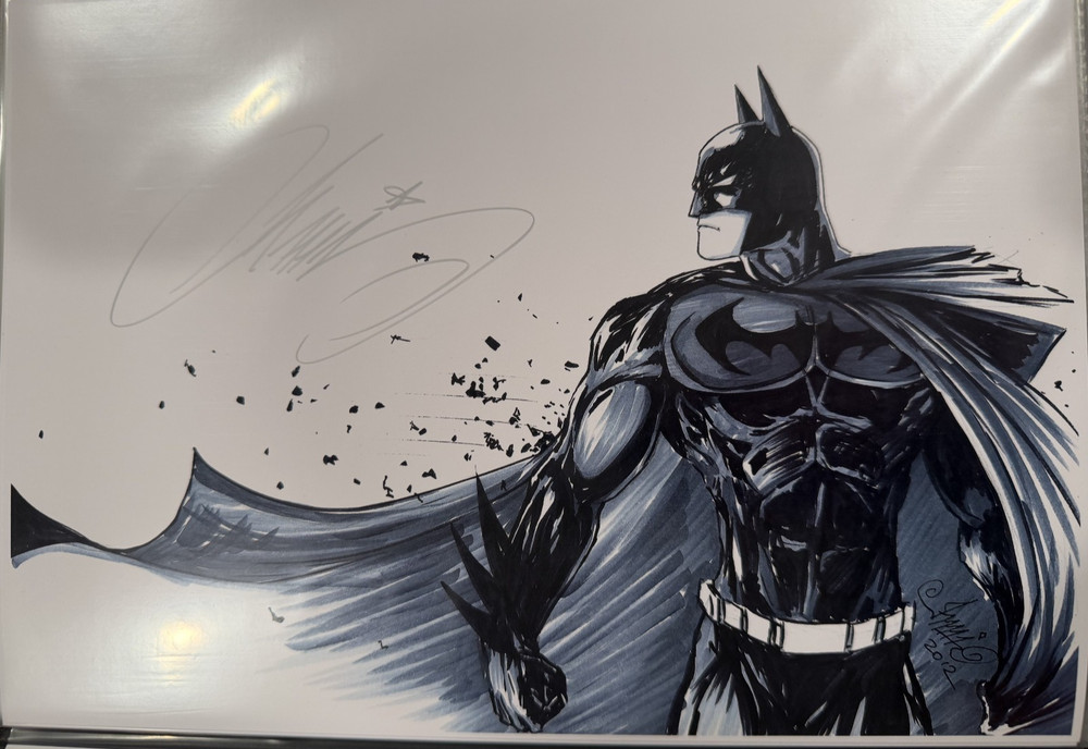 Batman — 9×12 Art Print — Original Signed by Artist