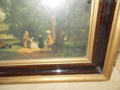 Johann Friedrich Hennings 1863-1899 Signed Framed 17×21.5″ Lithograph
