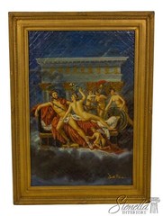 F55687: Italian Neoclassical Oil Painting On Canvas