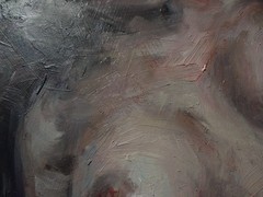 GERRY MILLER -. Unique. Artwork. „Nudes. Oil paint on board.30x40cm