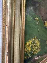 Paul Pützhofen-Hambüchen : Manor House By The Lake , Oil On Canvas, Signed