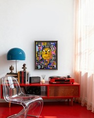 Faris Art-Jake the Dog-11×14 Neo Expressionism Original Artwork on Canvas