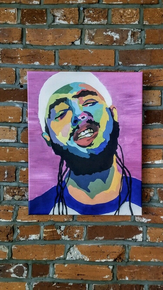 Post Malone painting 16 By 20 Inches