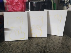 Original Hand-Painted Yakuza Baddie Hello Kitty #1 pochacco my melody Painting