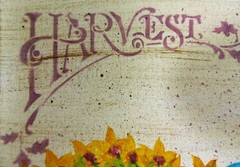 Fall Autumn Harvest Old Truck & Sunflowers Original Art by Rain Crow