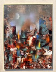Leonardo Nierman oil painting Ruins