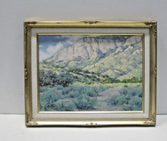 Signed New Mexico Artist Jeff Otis Framed Landscape Painting